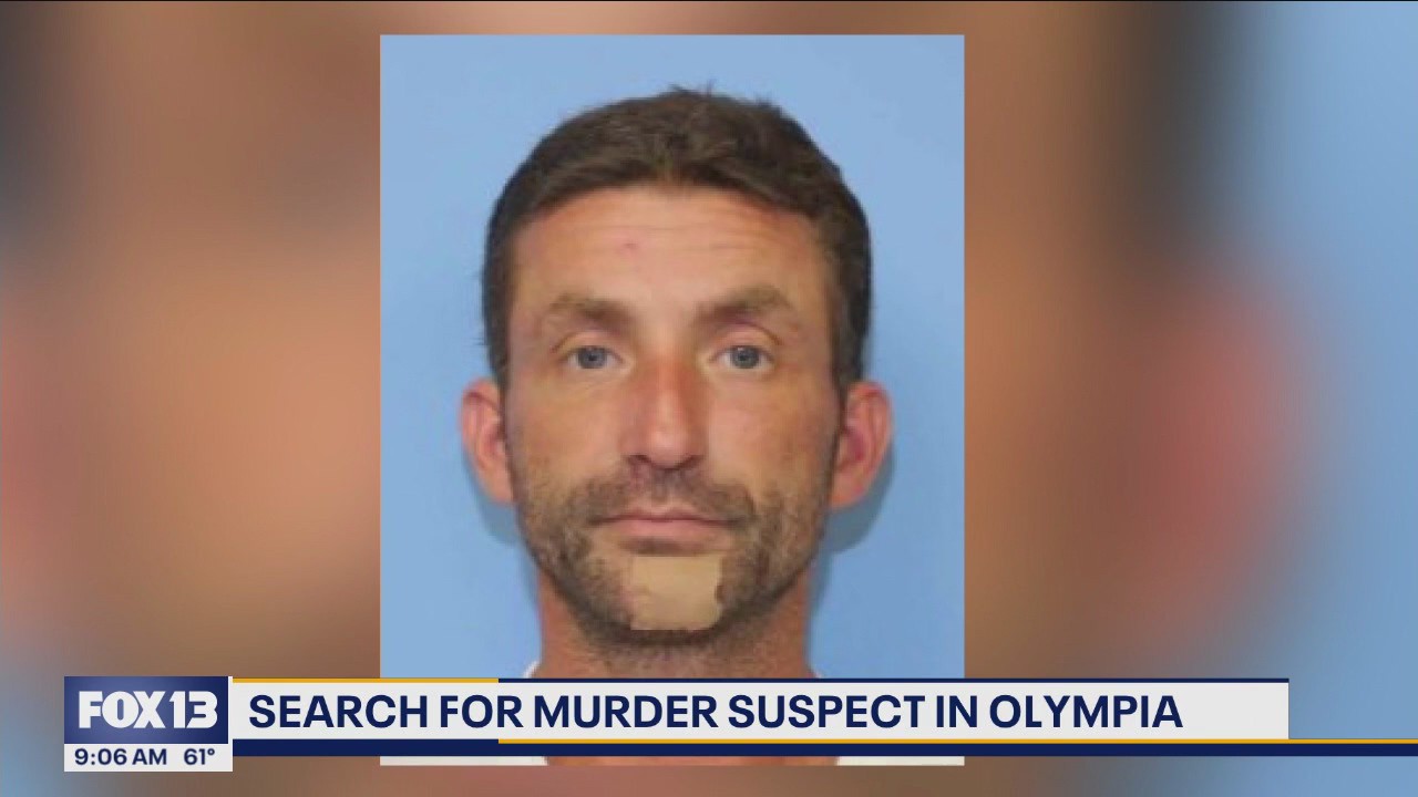 Search for murder suspect in Olympia