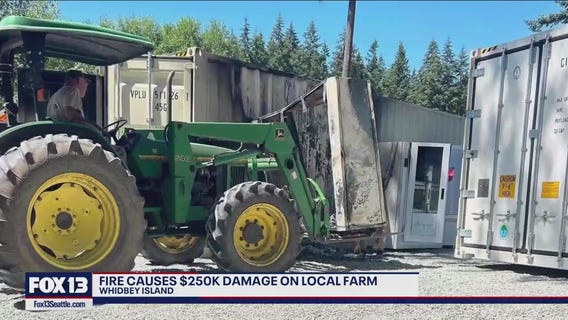 WA nonprofit loses $250k of farming equipment in fire