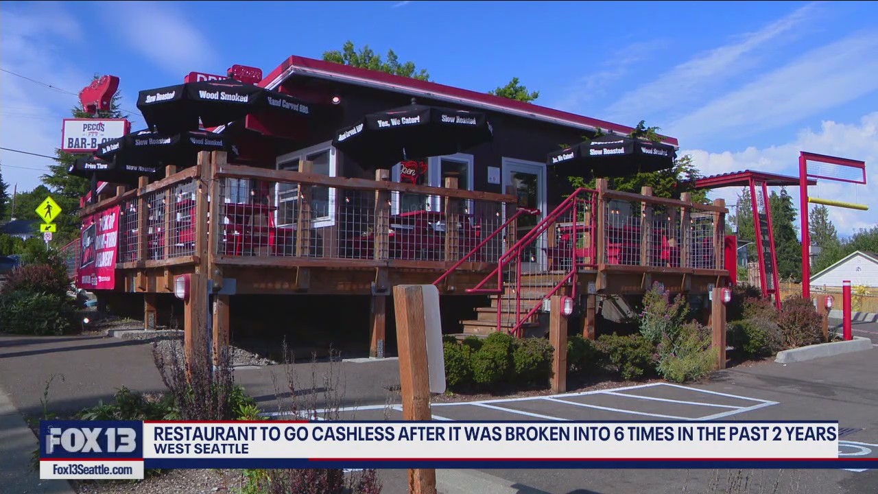 Popular West Seattle BBQ restaurant goes cashless after 6th burglary in 2 years