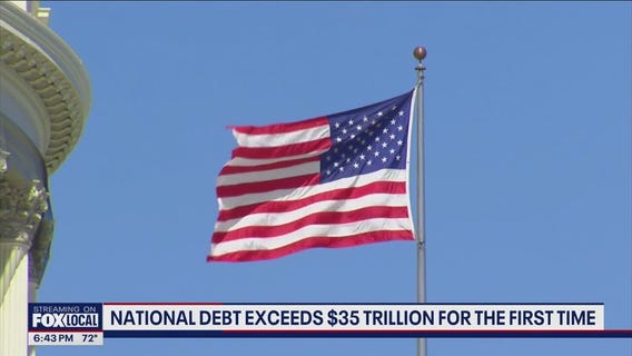 National debt exceeds $35 trillion for first time