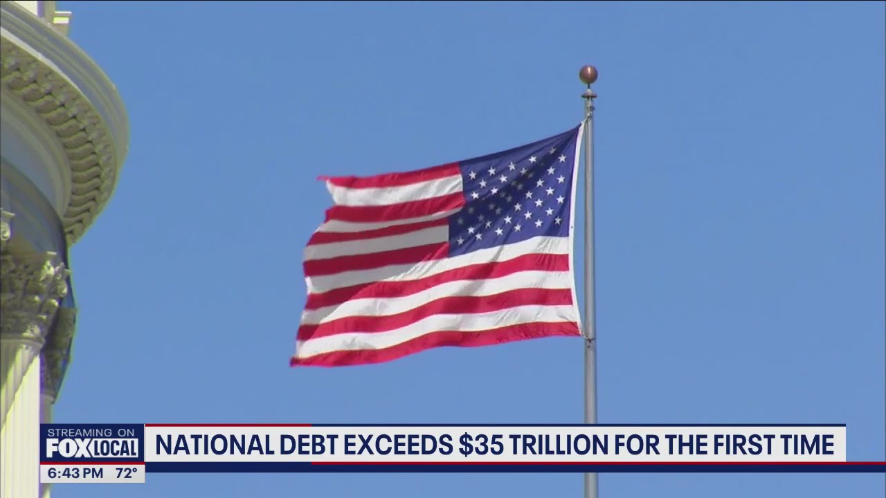 National debt exceeds $35 trillion for first time