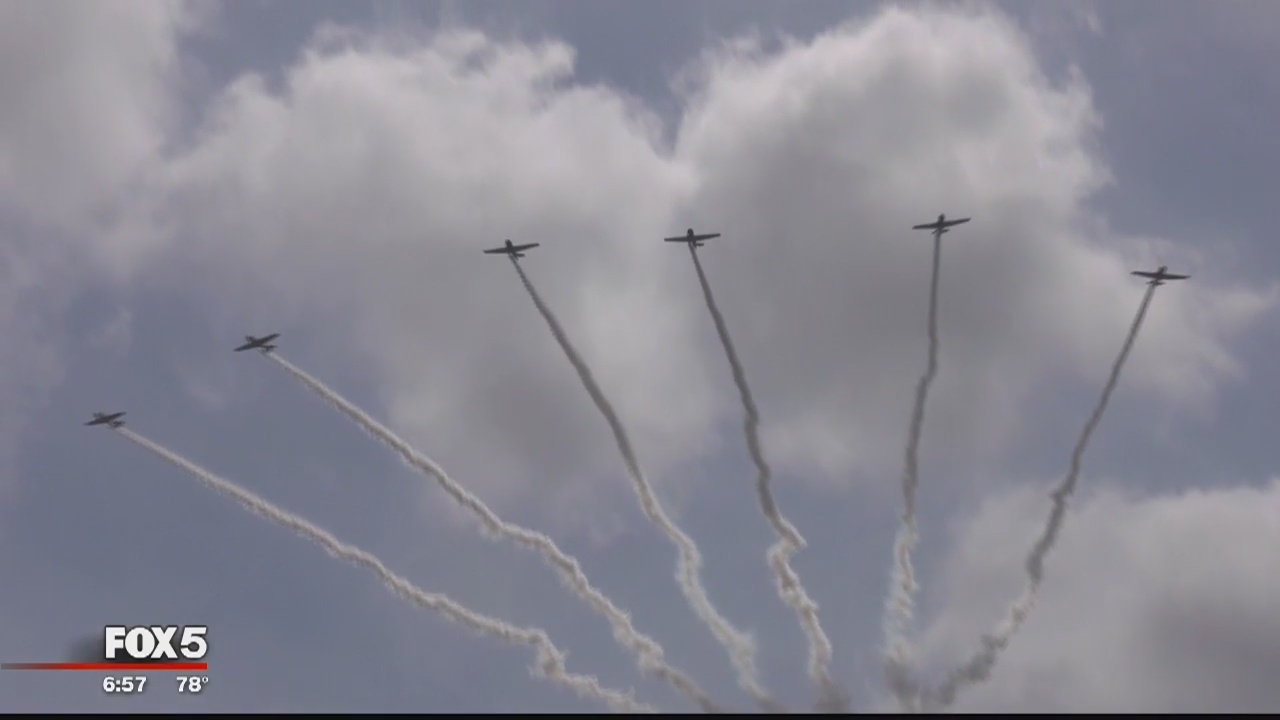 Riding along with the Geico Skytypers preparing for the Joint Base Andrews Air Show