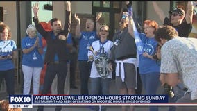 White Castle will be open 24 hours starting January 12