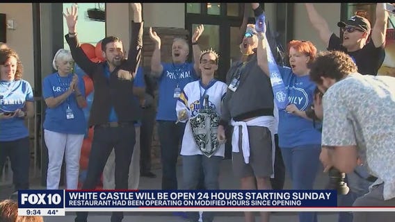 White Castle will be open 24 hours starting January 12