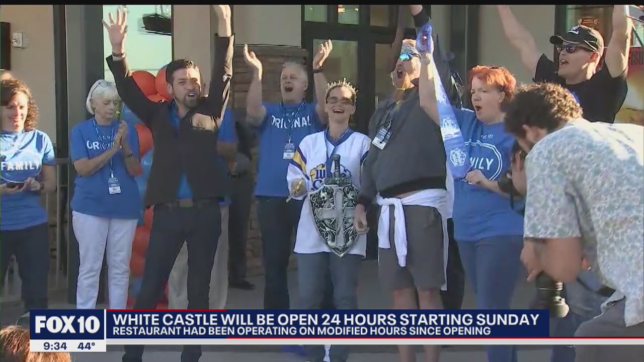 White Castle will be open 24 hours starting January 12