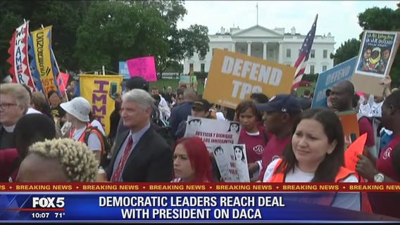 Trump, top Democrats agree on deal to protect young immigrants