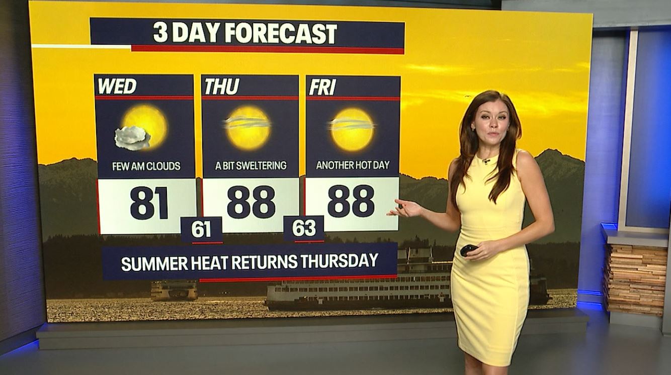 Seattle weather: Summer heat returns Thursday