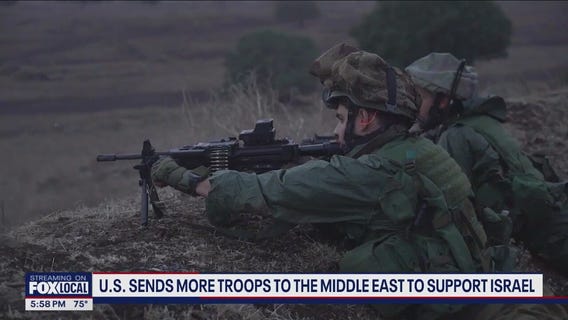 U.S. sends more troops to Middle East to support Israel