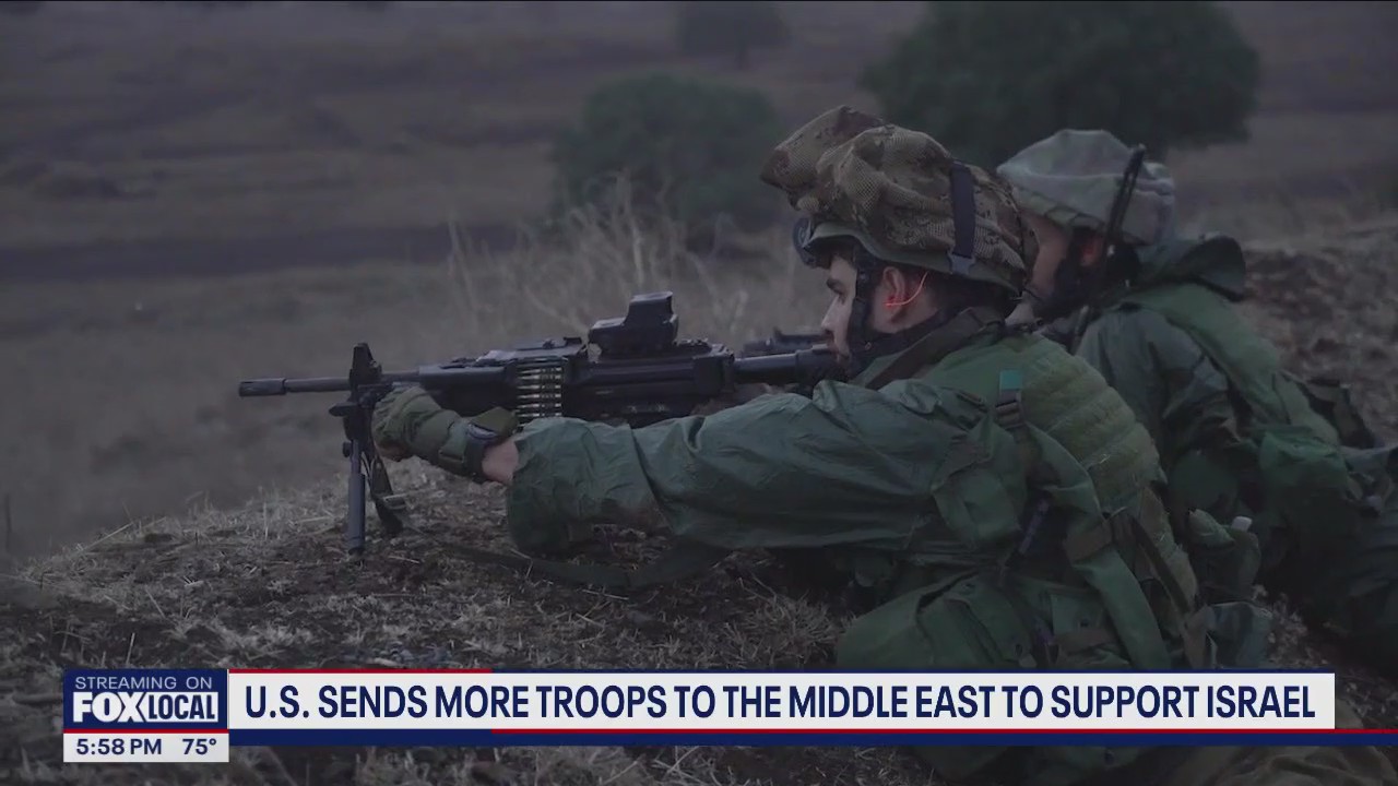 U.S. sends more troops to Middle East to support Israel