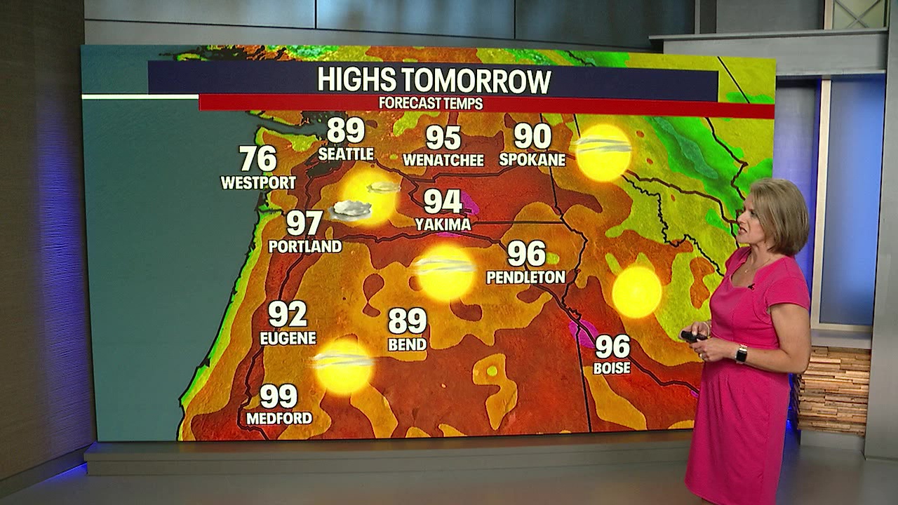 Heat returns into the weekend