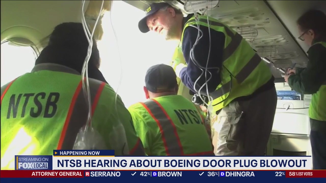 NTSB hearing about Boeing door plug blowout