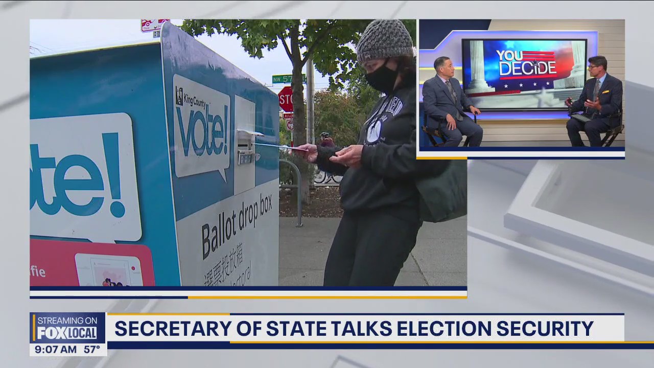 Secretary of State Steve Hobbs talks election security ahead of the Washington primaries