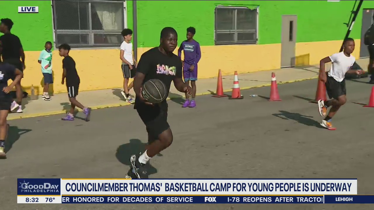 Basketball camp run by Councilmember Isaiah Thomas is underway for city youth