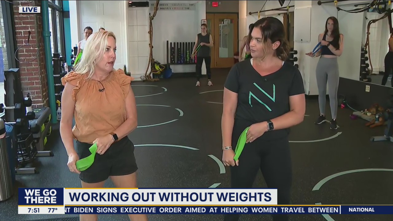 Working out without weights at Never Give Up Training