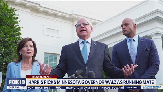 Kamala Harris chooses MN Gov. Walz as running mate