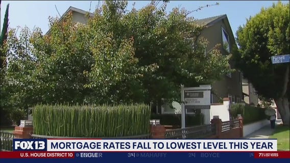 Mortgage rates fall to lowest level this year