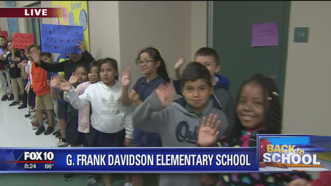 Back to school: G. Frank Davidson Elementary School
