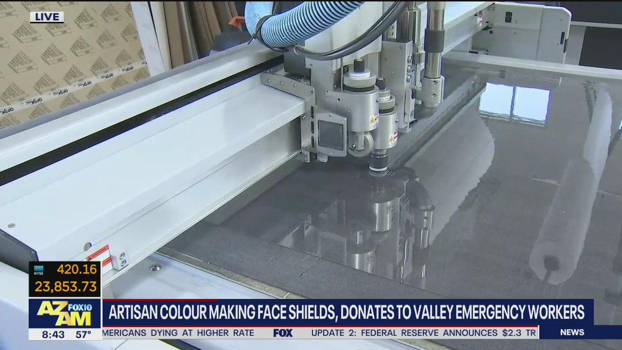 Scottsdale company making face shields, donating them to Arizona emergency workers
