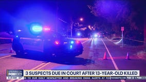 3 suspects due in court after 13-year-old killed in Kent