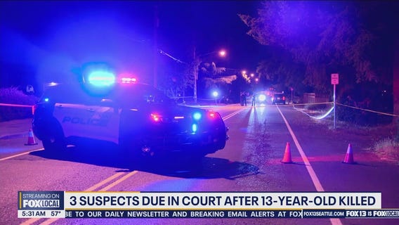 3 suspects due in court after 13-year-old killed in Kent