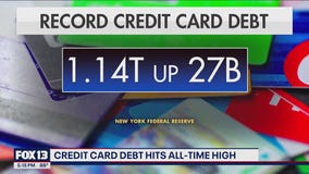 Credit card debt hits all-time high