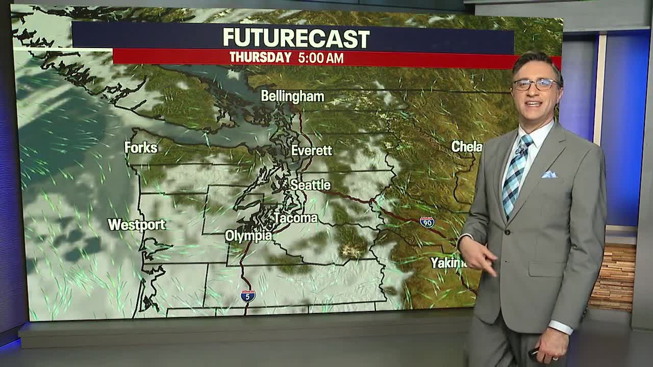 Cloudier skies Thursday with few sunbreaks