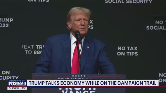 Trump, Harris talk economy on campaign trail