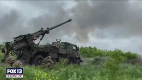 Ukrainian forces overtake Russian town