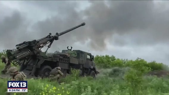 Ukrainian forces overtake Russian town