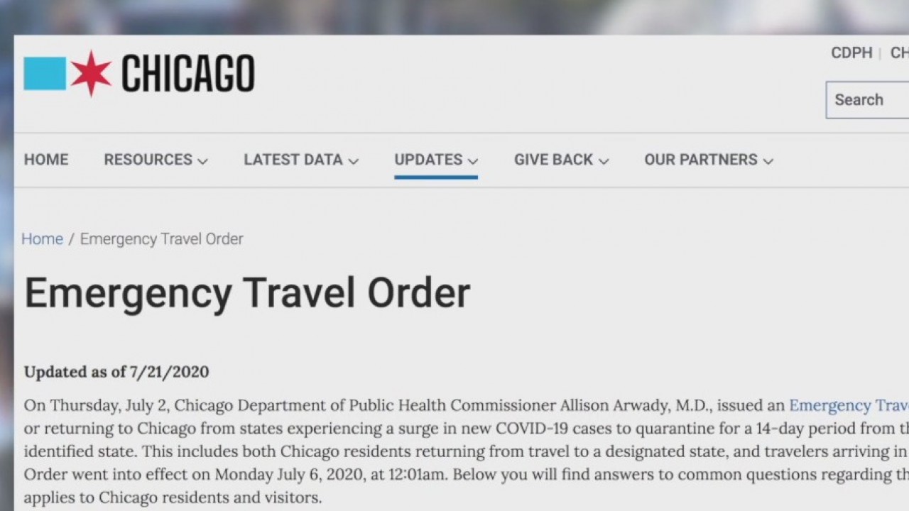 Chicago mayor announces Wisconsin will be added to city's 14-day COVID-19 quarantine list