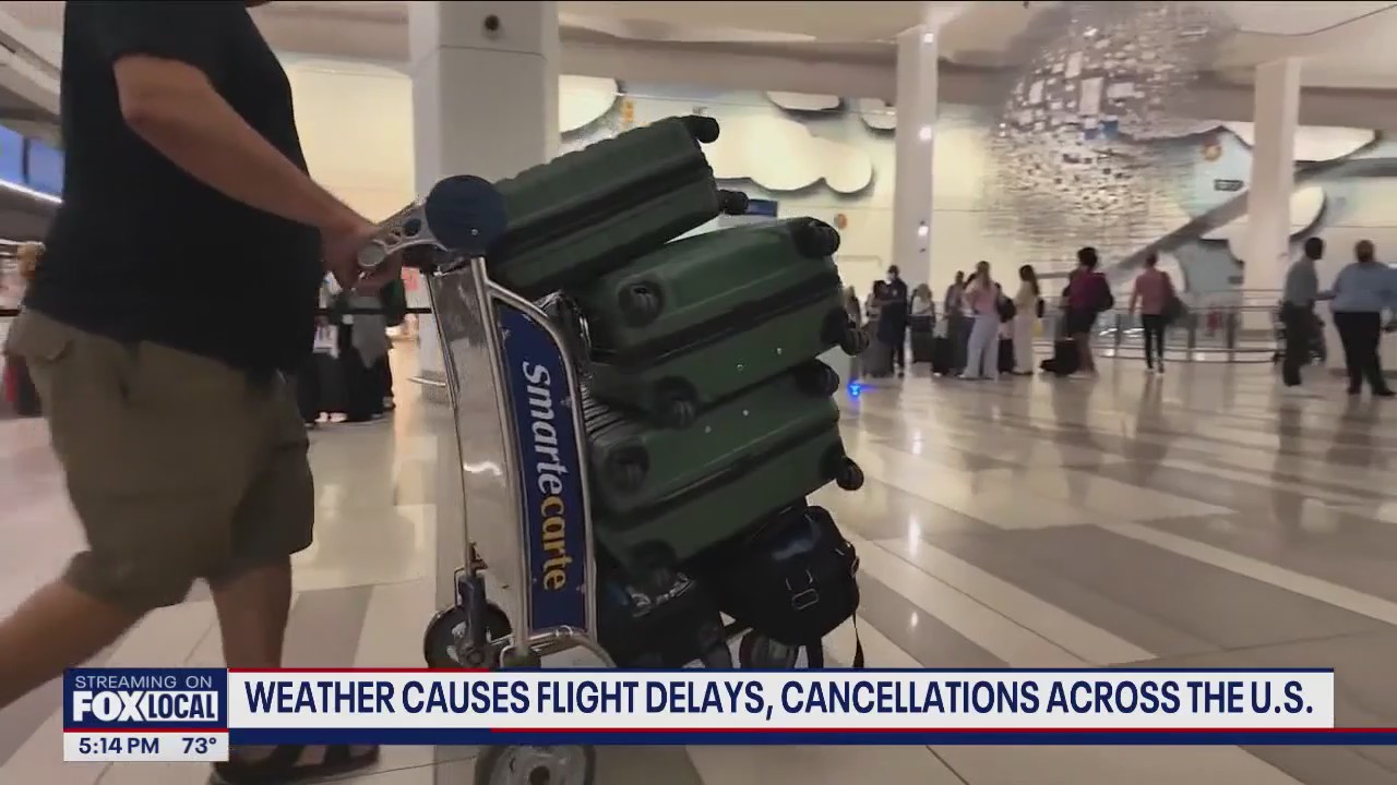 Weather causes flight delays, cancellations across the U.S.