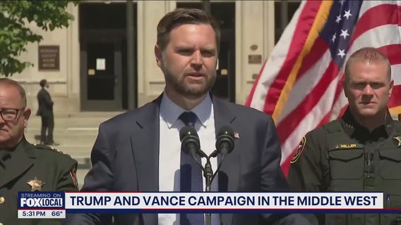 Trump, Vance campaign in Midwest