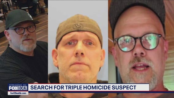 Search for triple homicide suspect continues in WA
