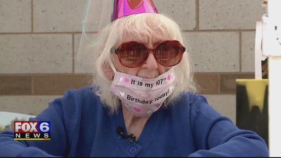 Woman celebrates 107th birthday
