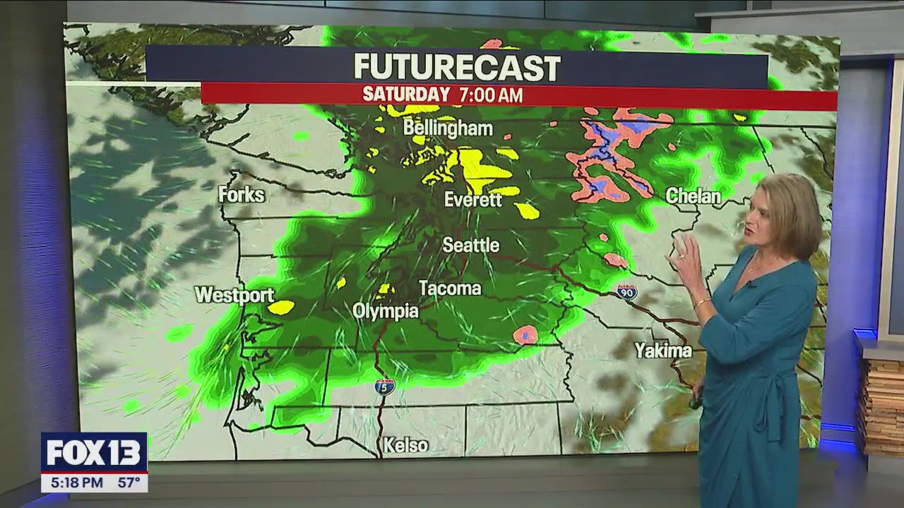 Seattle weather: Scattered showers Saturday
