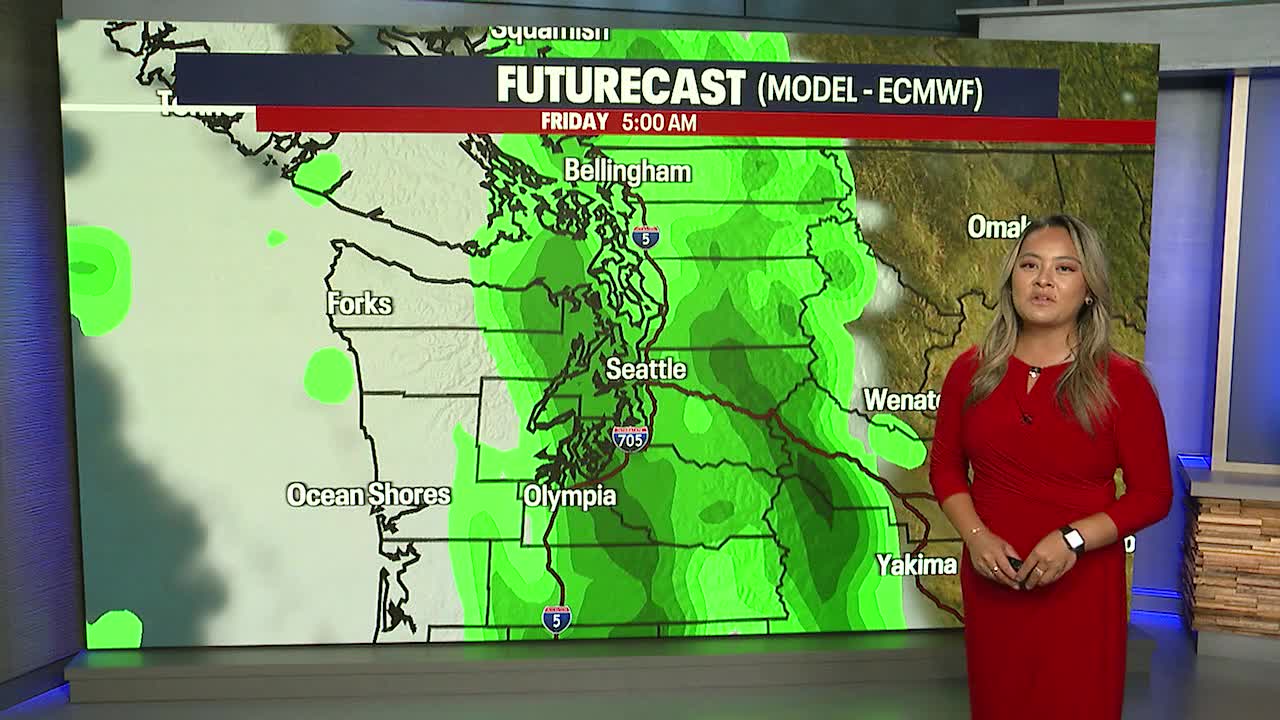 Cloudy start, few scattered showers Friday