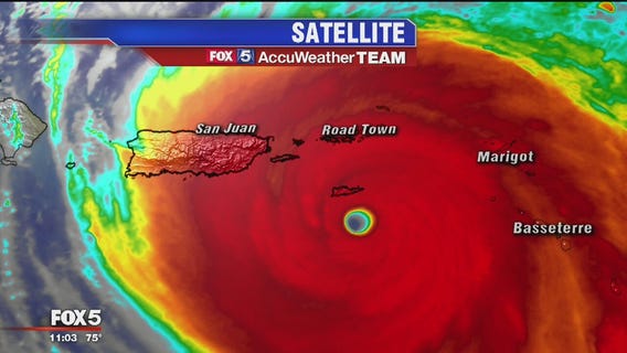 Powerful Hurricane Maria taking aim at Puerto Rico