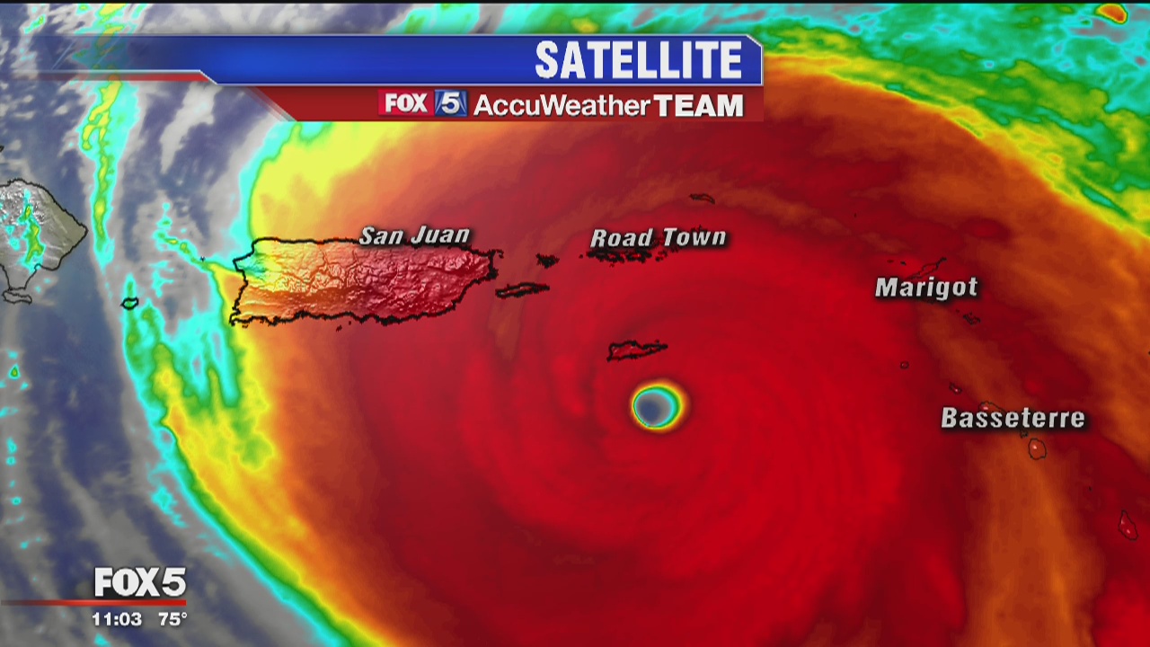 Powerful Hurricane Maria taking aim at Puerto Rico