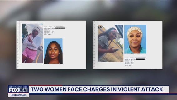 Two women face charges in violent attack
