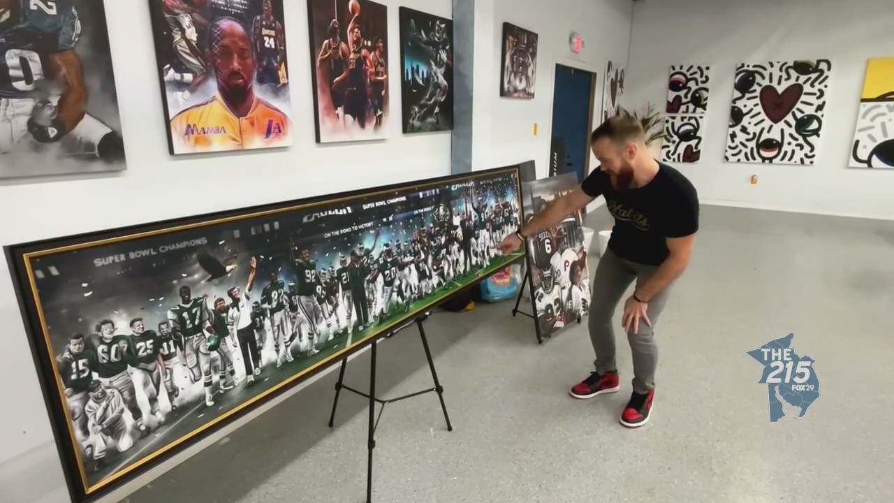 Spector Sport Art: Local artists creates sports inspired paintings