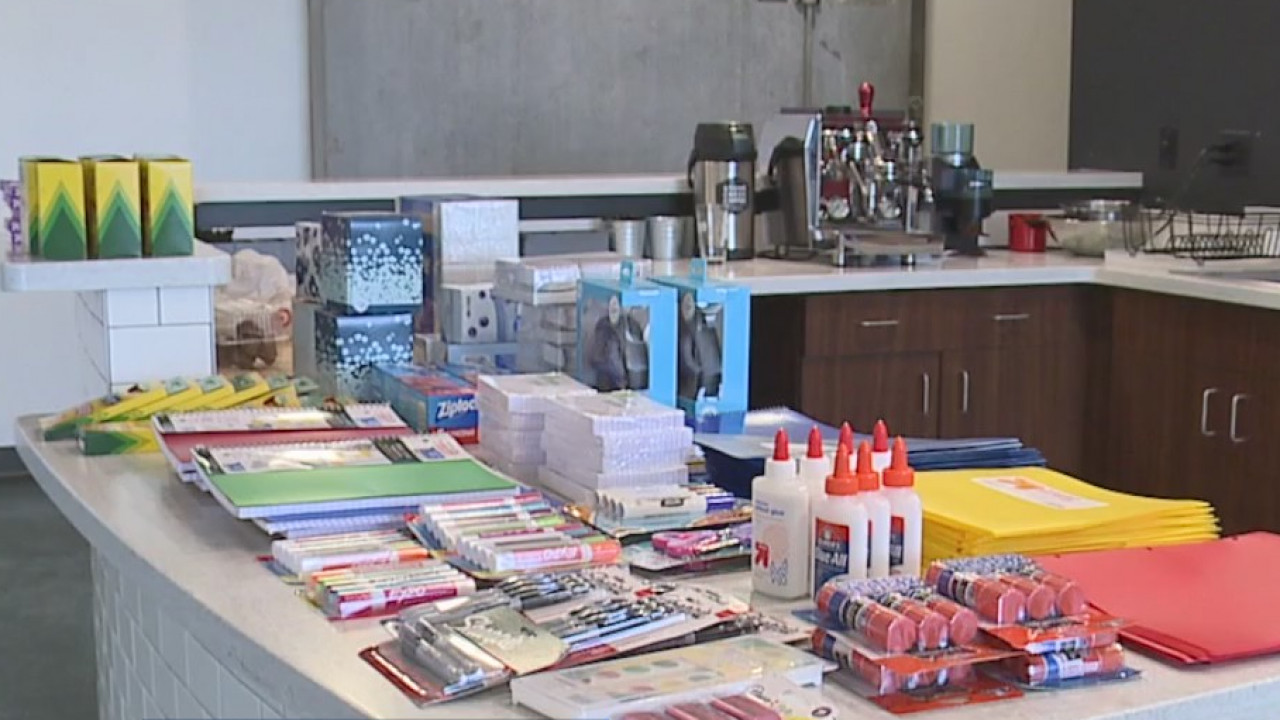 Milwaukee church hosts supply drive for neighboring elementary school