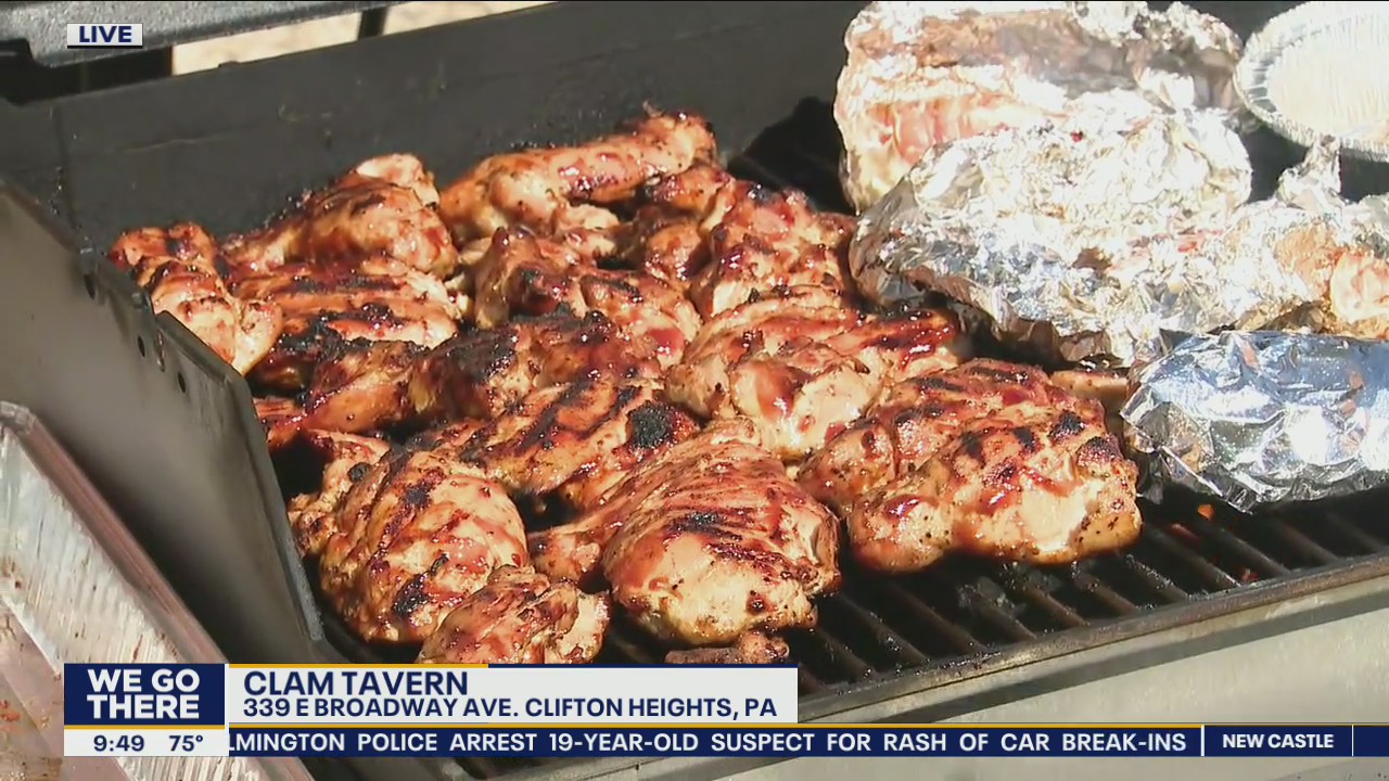 The Clam Tavern showcases grilled meals perfect for tailgating