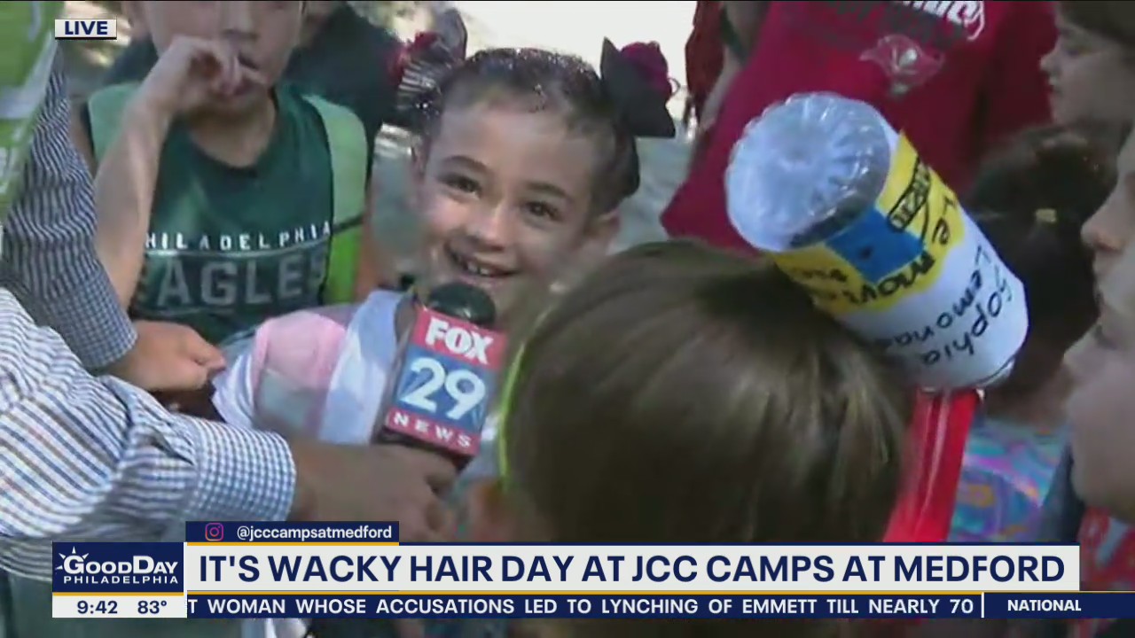 Wacky Hair Day at JCC Camps at Medford