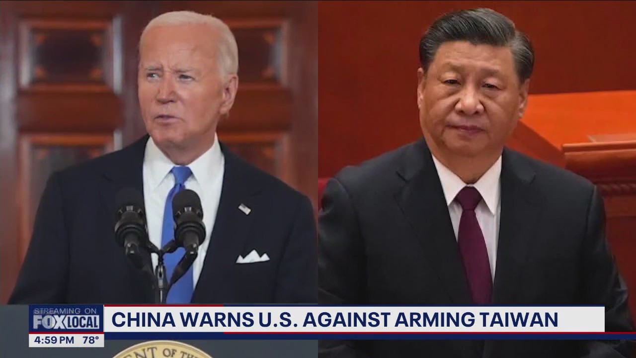 China warns U.S. against arming Taiwan