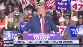 Harris, Trump campaign ahead of debate