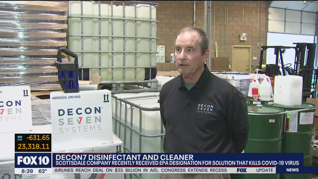 Scottsdale company receives EPA designation for solution that helps to combat, kill COVID-19