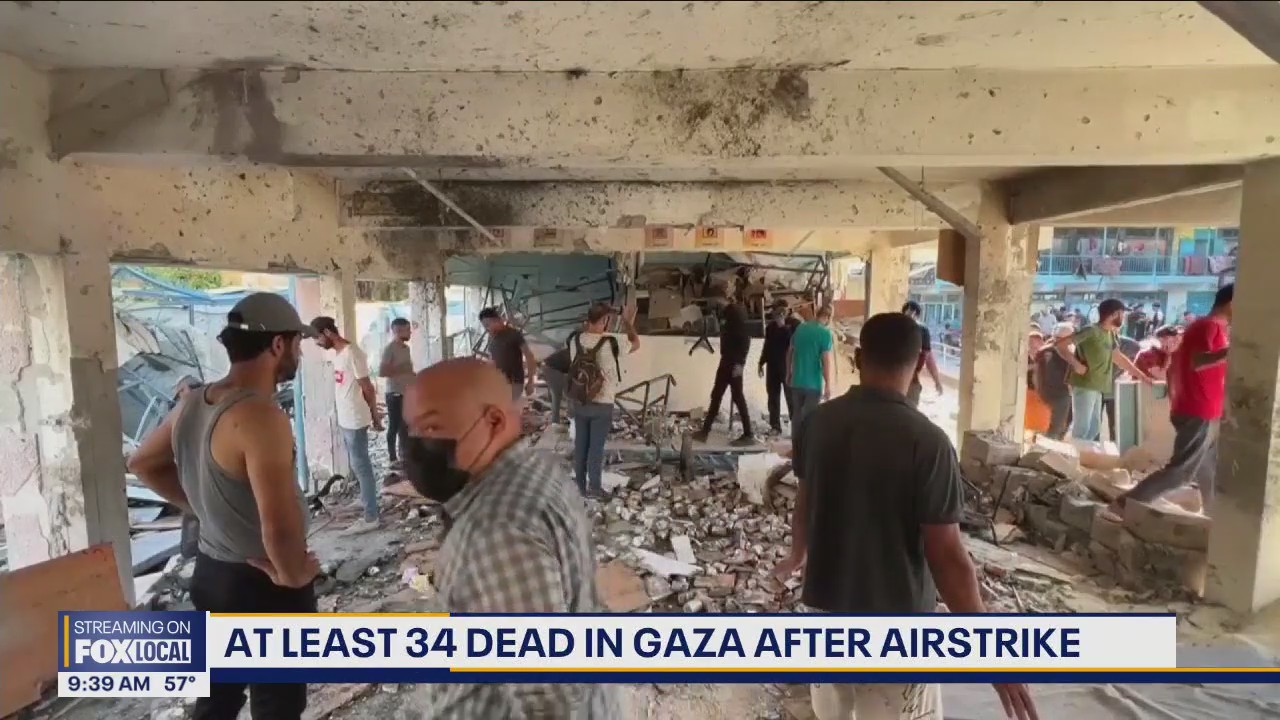 34 dead in Gaza after airstrike