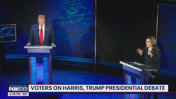 Voters react to Harris, Trump presidential debate