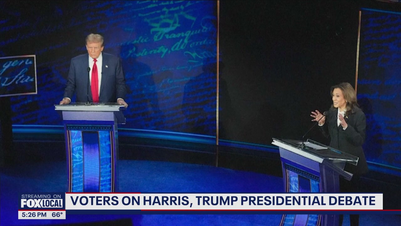 Voters react to Harris, Trump presidential debate