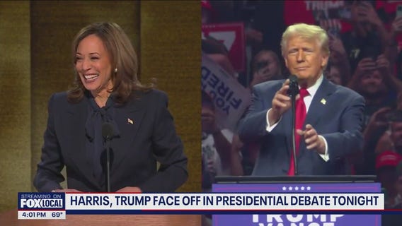 Harris, Trump face off in presidential debate
